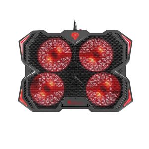 Genesis Cooling Pad Oxid 260, 4 Fans, for 15,6" - 17.3" 2 USB, Led Light