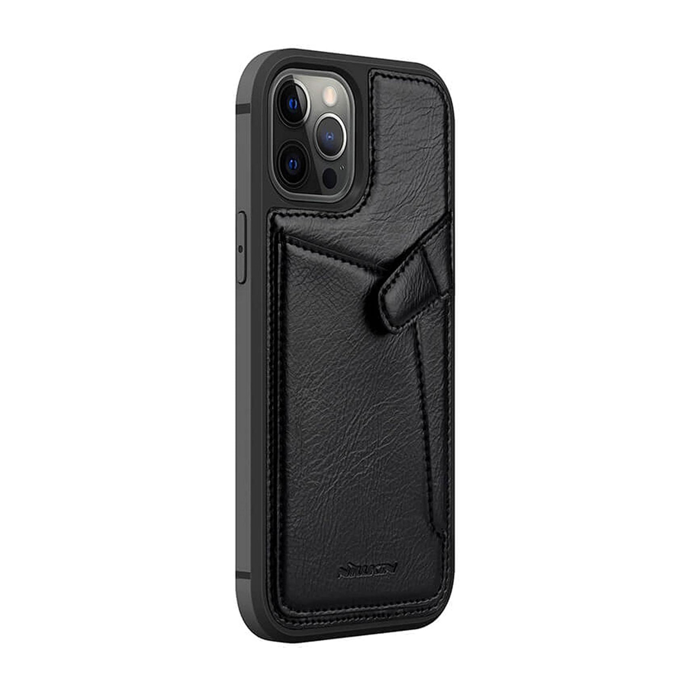 Nillkin Case Leather Aoge iPhone 12 Pro, Black - Image 2