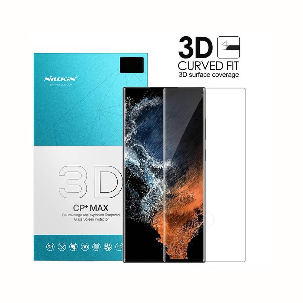 Nillkin Tempered Glass CP+MAX for Samsung S23 Ultra, Black - Image 2