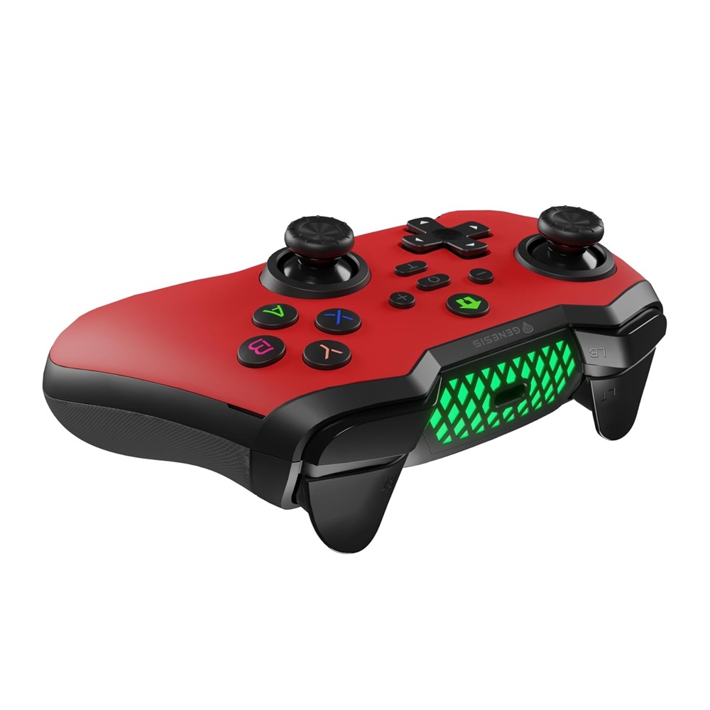 Genesis Gamepad Mangan 400 Wireless (for PC/Switch/Mobile), Red - Image 2