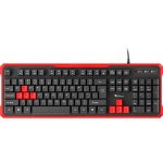 Genesis Keyboard Rhod 110, RU Layout, Red