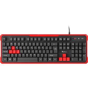 Genesis Keyboard Rhod 110, RU Layout, Red