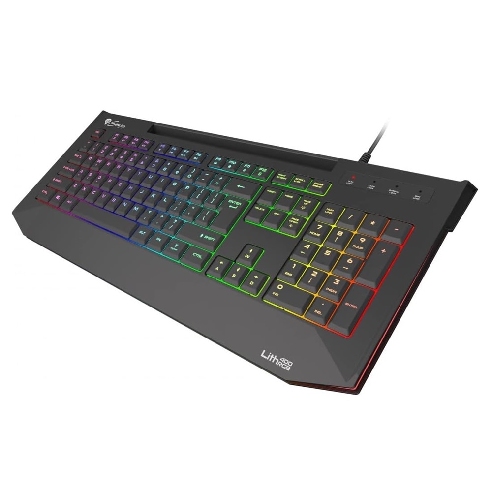 Genesis Keyboard Lith 400 RGB US Layout, X-Scissor Slim - Image 3
