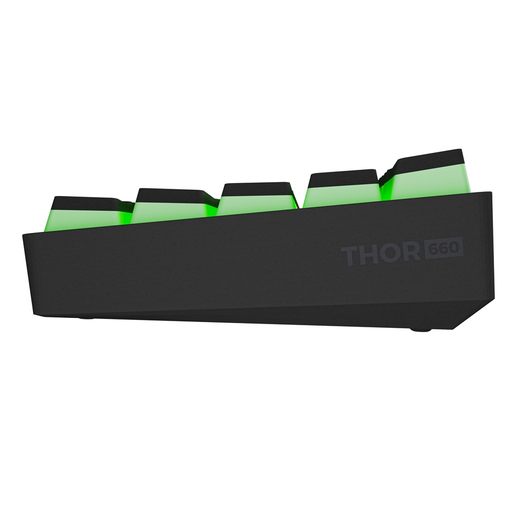 Genesis Mechanical Keyboard Thor 660 US Layout Wireless RGB Backlight White Gateron, Red - Image 3