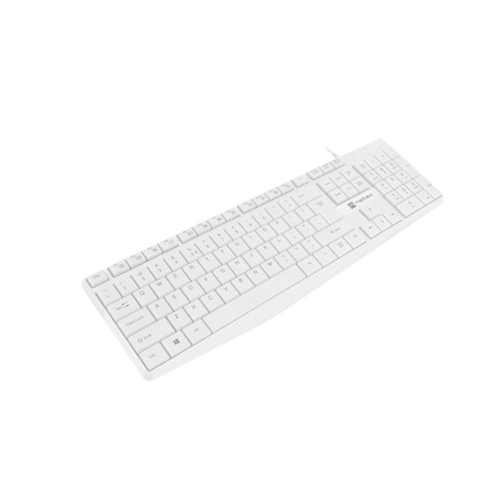 Natec Keyboard Nautilus, US Layout White - Image 2