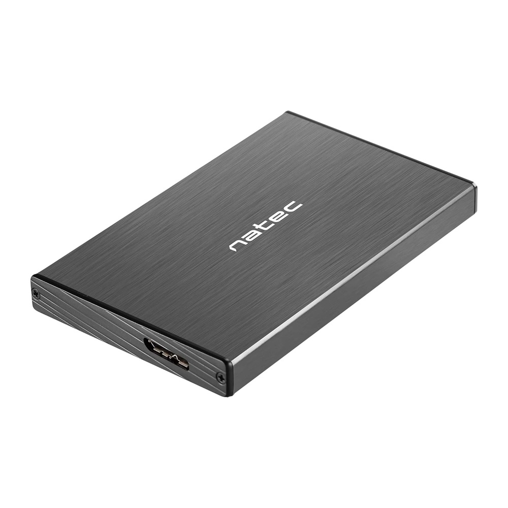 Natec Enclosure Rhino GO External HDD/SSD SATA 2.5" USB 3.0, Black - Image 3