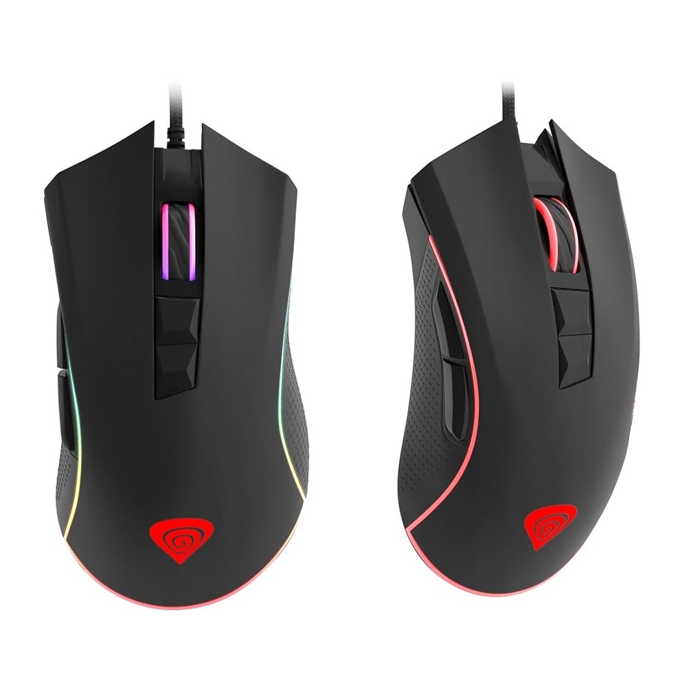 Genesis Mouse Krypton 770, 12000 DPI, Optical, RGB Illuminated, With Software