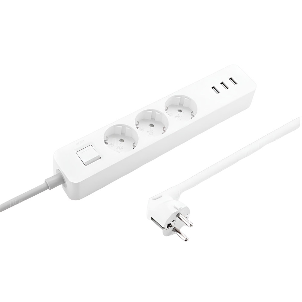 Xiaomi Mi Power Strip 3 USB White - Image 2