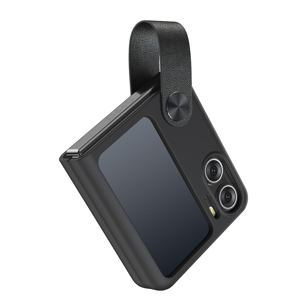 Oppo Case Liquid Silicone Oppo Find N2 Flip, Black - Image 3