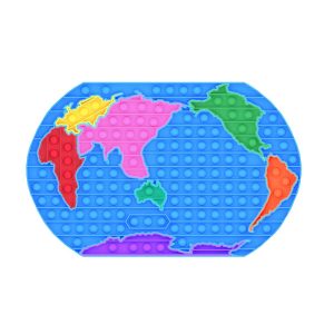 Popit Map MultiColor