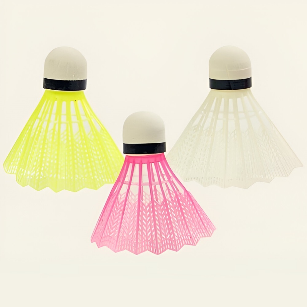 Badminton Shuttlecock 8cm, 3pcs in opp - Image 2