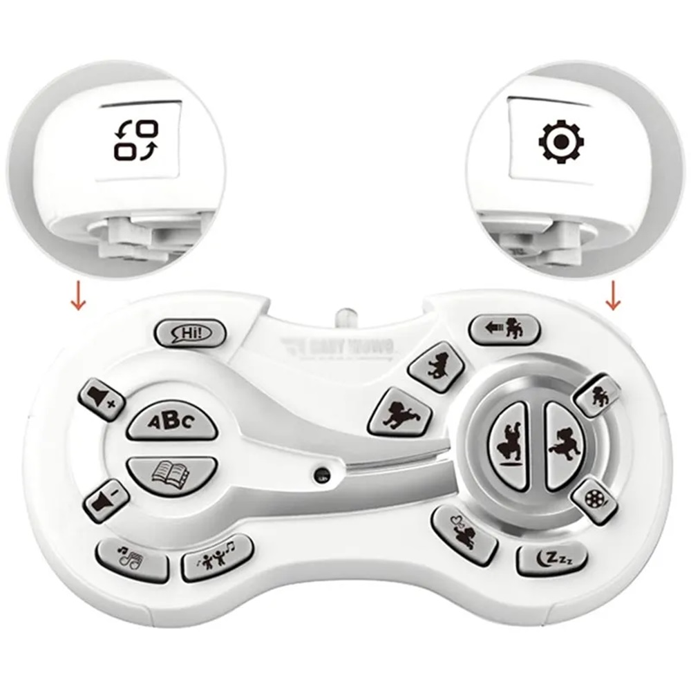 JJR/C RC Intelligent Robot Dog R19, White - Image 3