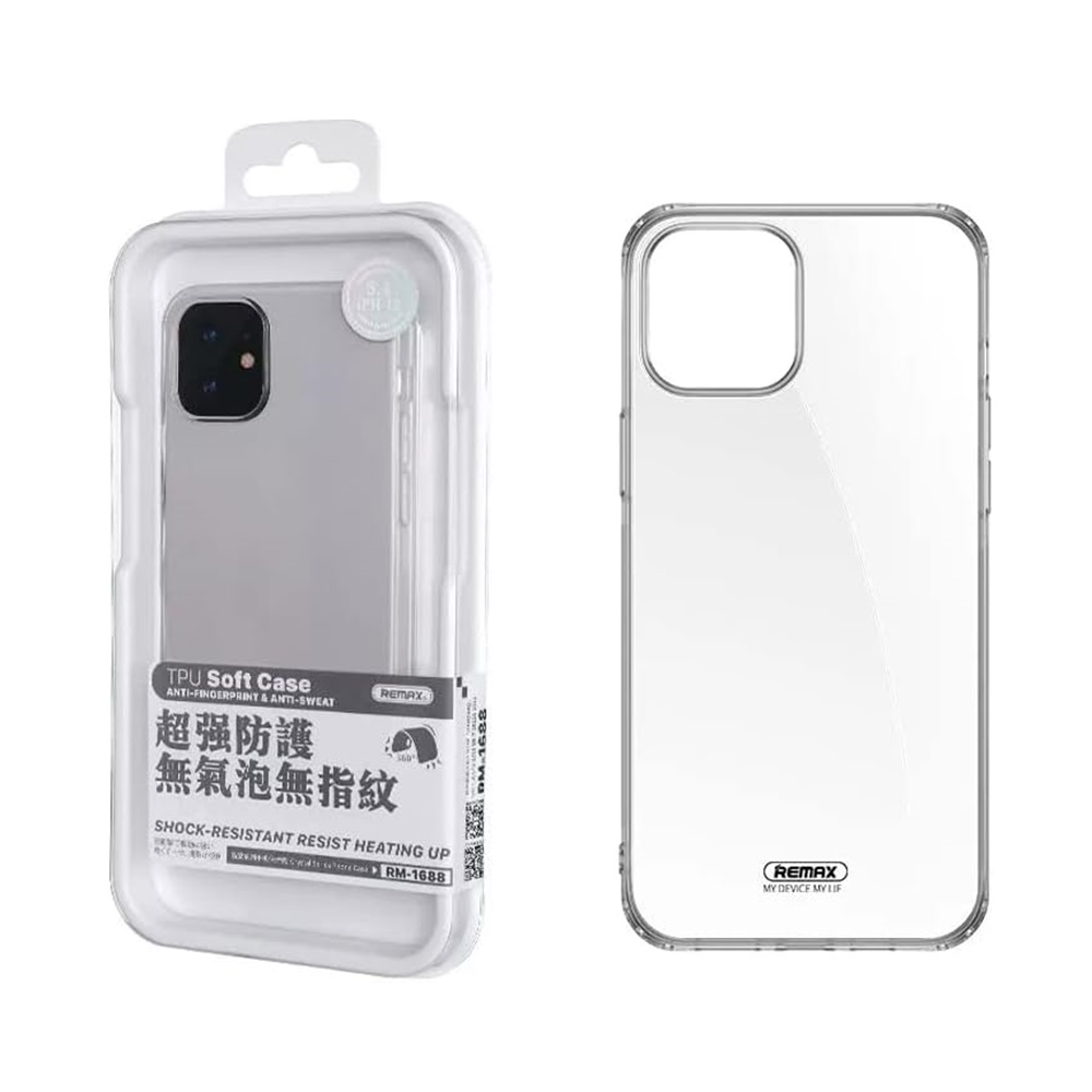 Remax Case TPU Crystal Series RM-1688 iPhone 12, Clear - Image 2