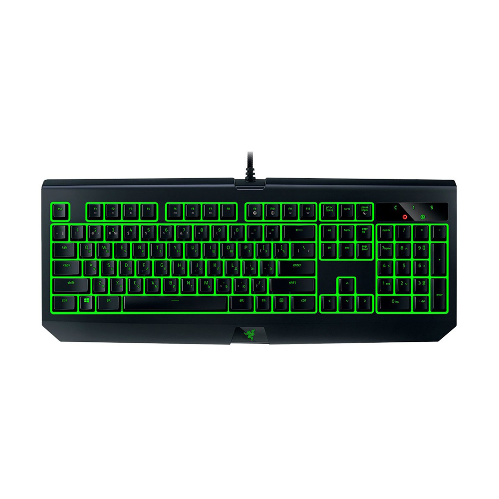 Razer Keyboard Mechanical BlackWidow Ultimate RU Layout (Green Switch)