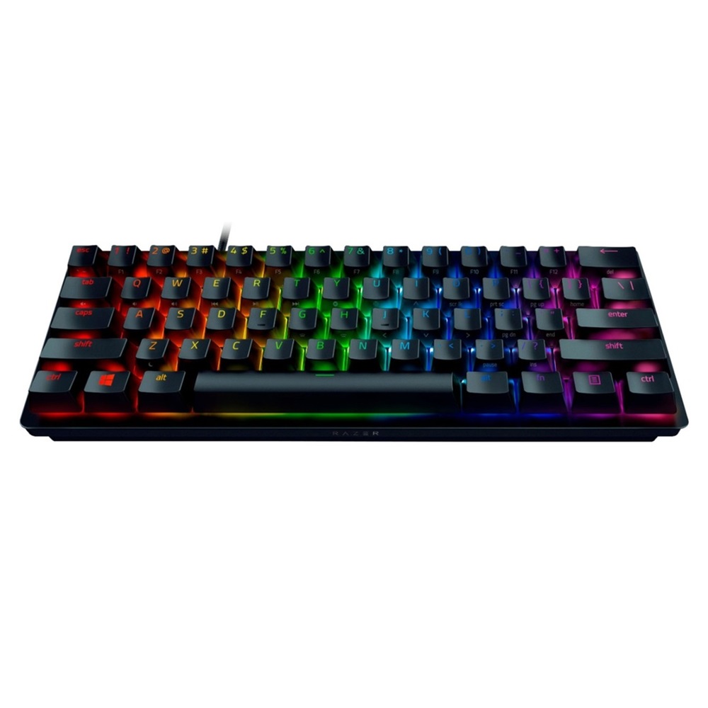Razer Keyboard Optical Huntsman Mini 60% Clicky Purple Switch RU Layout