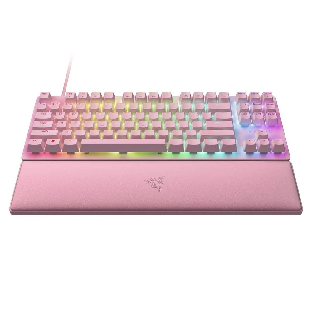 Razer Keyboard Huntsman V2 Tenkeyless (Red Switch) US Layout Quartz Edition - Image 2
