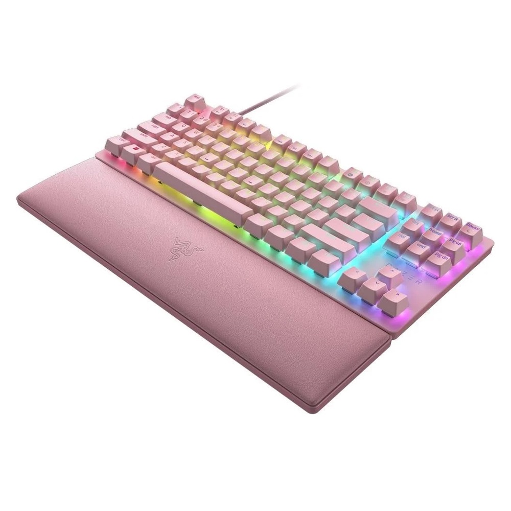Razer Keyboard Huntsman V2 Tenkeyless (Red Switch) US Layout Quartz Edition - Image 3