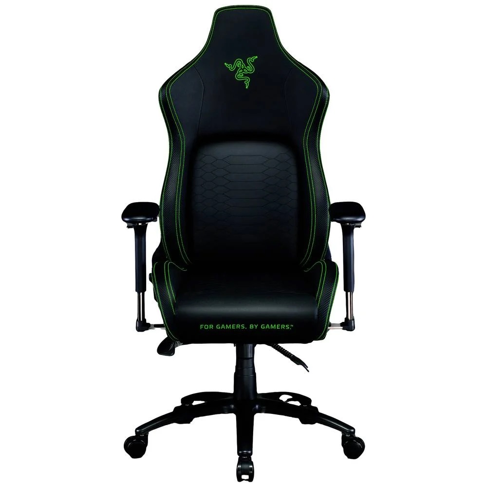 Razer Chair Iskur Leather/Black/Green XL