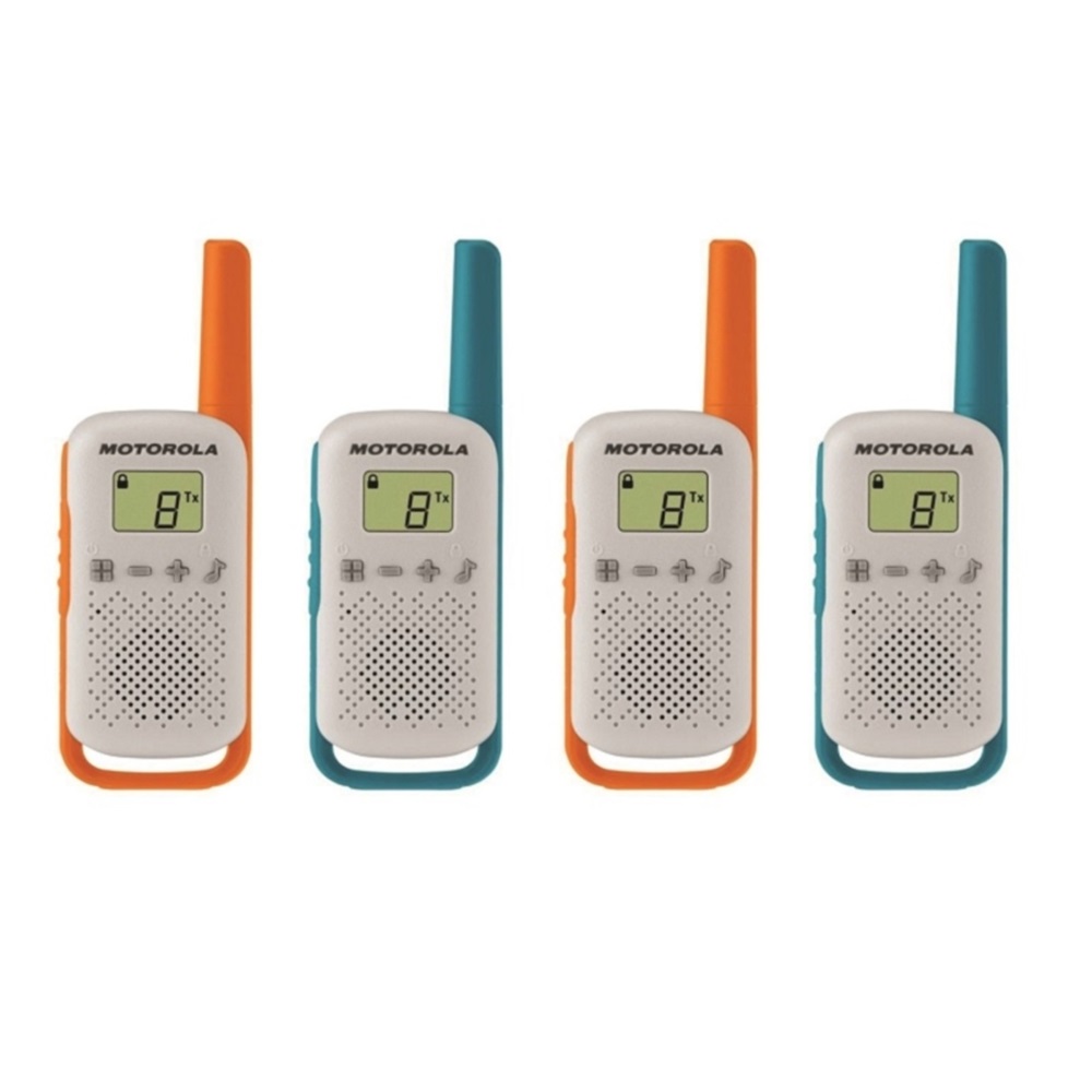 Motorola Walkie-Talkie TalkAbout T42, Quad, 16 Channels, 4km