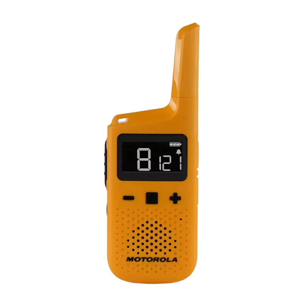 Motorola Walkie-Talkie TalkAbout T72, Twin, IP54, 16 Channels, 8km, Yellow - Image 2