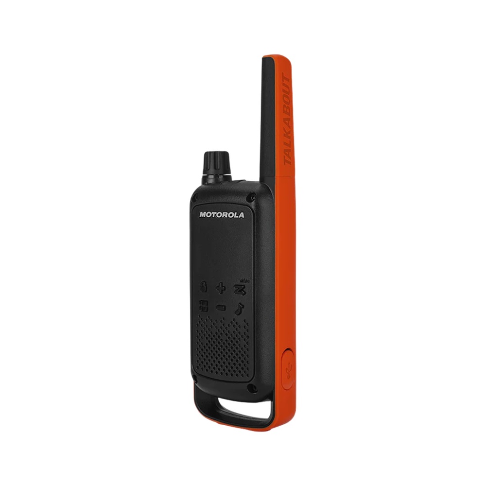 Motorola Walkie-Talkie TalkAbout T82, Twin, IPx2, 16 Channels, 10km, Black - Image 2