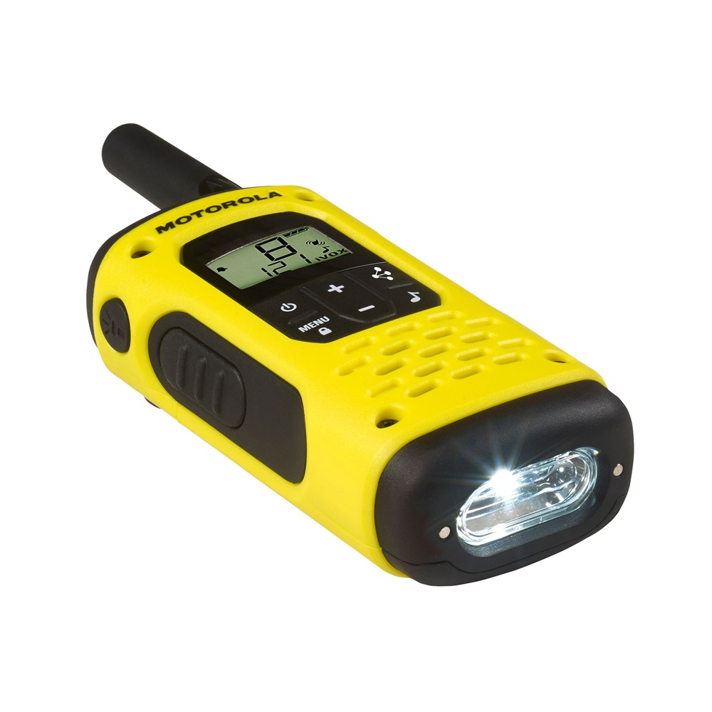 Motorola Walkie-Talkie TalkAbout T92 H2O, Twin, IP67, 16 Channels, 10km, Yellow/Black (2023 edition) - Image 3