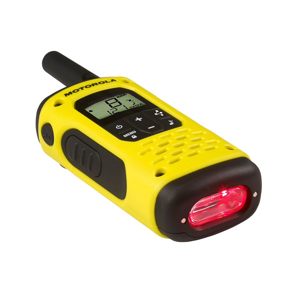 Motorola Walkie-Talkie TalkAbout T92 H2O, Twin, IP67, 16 Channels, 10km, Yellow/Black (2023 edition) - Image 4