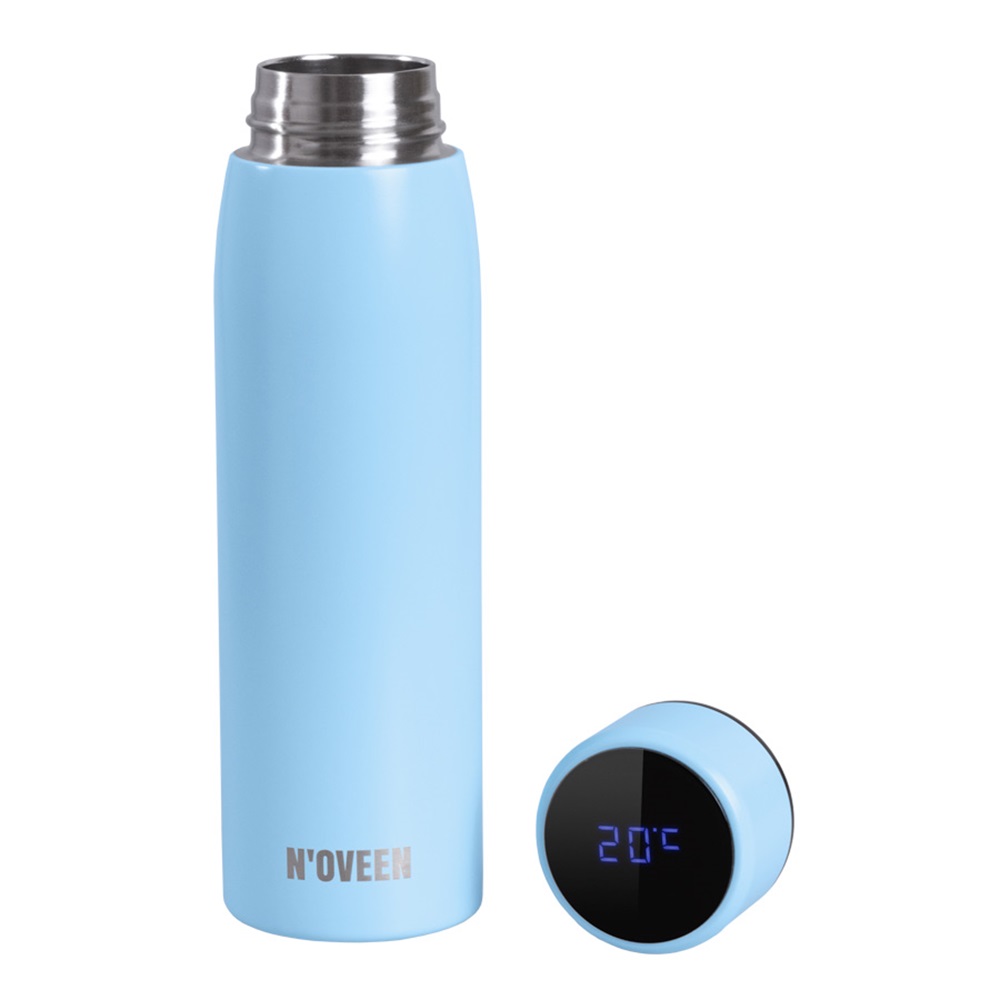 NOVEEN Thermos LED TB2217 380 ML, Light Blue Mat - Image 2