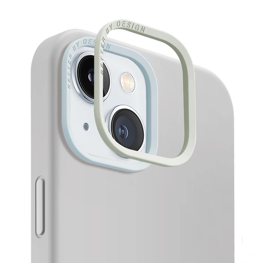 Uniq Case for iPhone 15 Hybrid Magclik Charging Lino Hue, Grey - Image 2