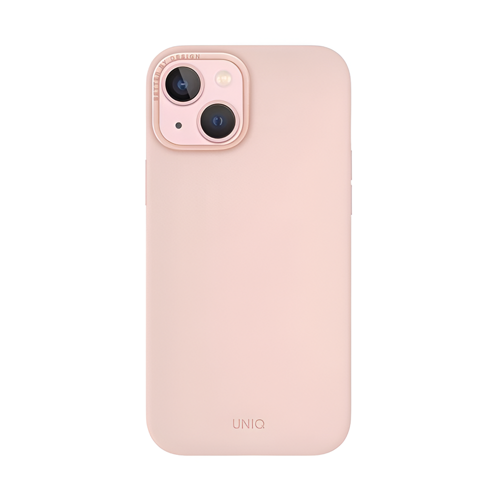 Uniq Case for iPhone 15 Hybrid Magclik Charging Lino Hue, Pink - Image 2
