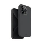 Uniq Case for iPhone 15 Pro Hybrid Magclik Charging Lino Hue, Black