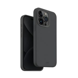 Uniq Case for iPhone 15 Pro Hybrid Magclik Charging Lino Hue, Black