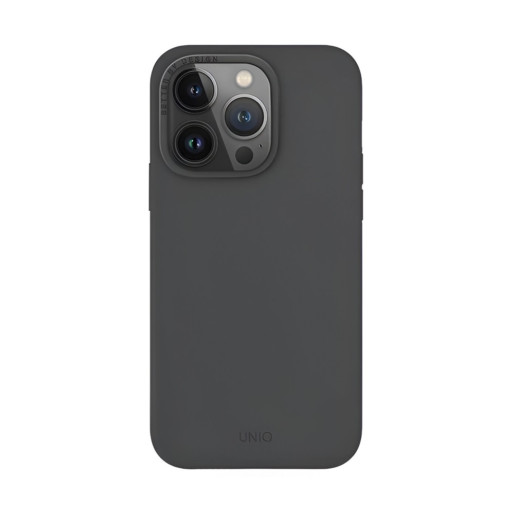 Uniq Case for iPhone 15 Pro Hybrid Magclik Charging Lino Hue, Black - Image 2