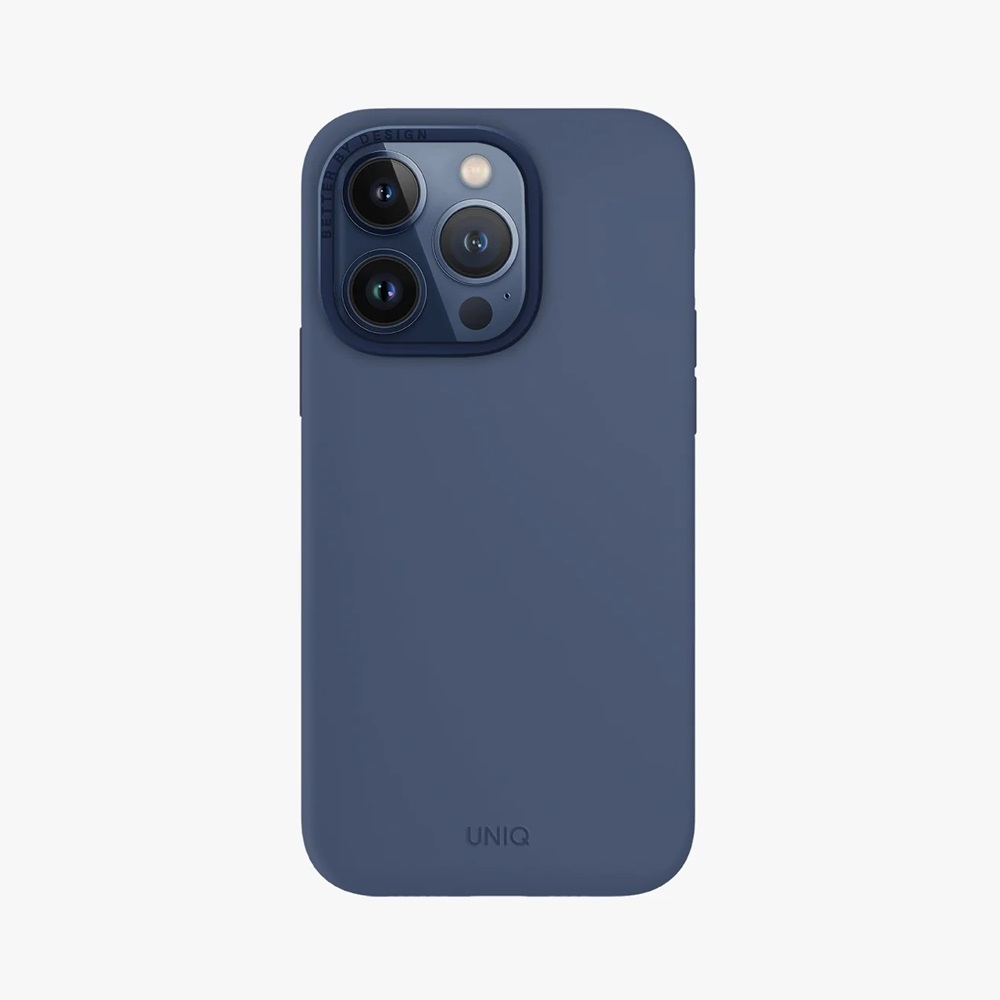 Uniq Case for iPhone 15 Pro Hybrid Magclik Charging Lino Hue, Blue - Image 2