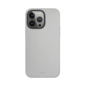 Uniq Case for iPhone 15 Pro Hybrid Magclik Charging Lino Hue, Grey