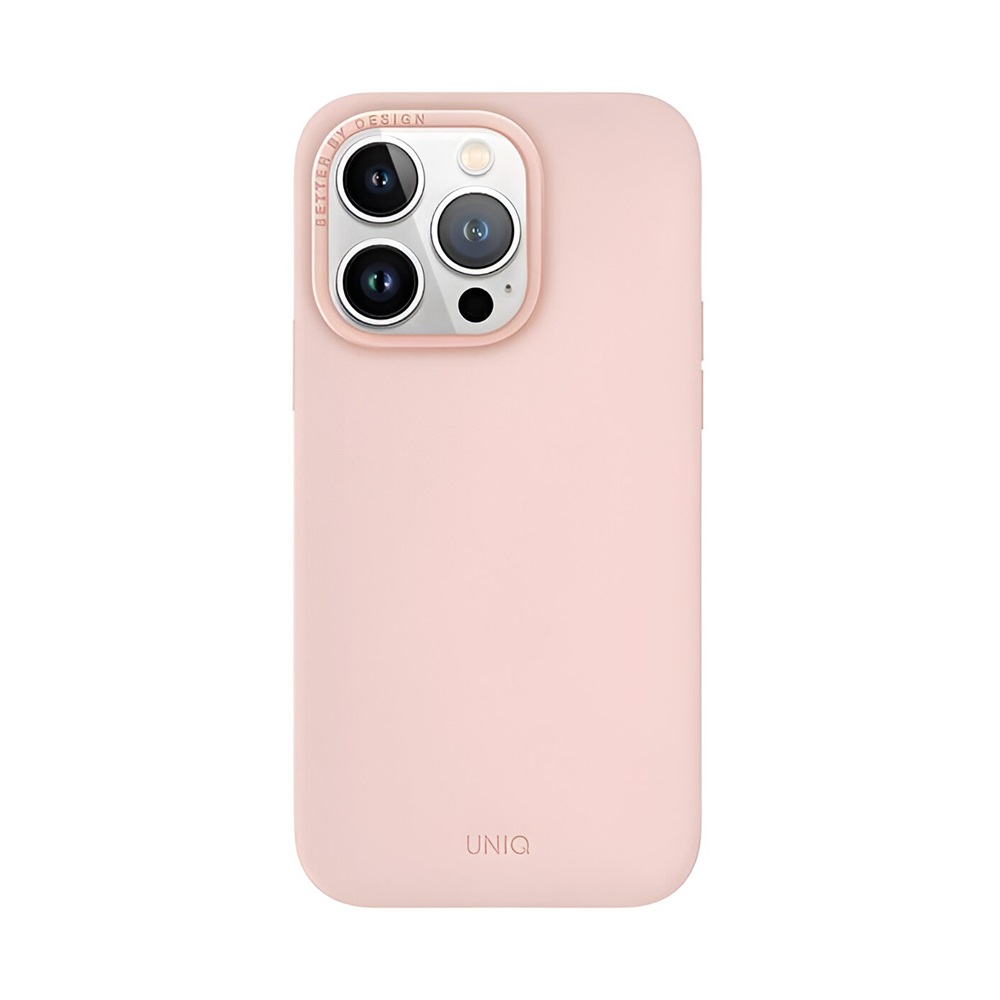 Uniq Case for iPhone 15 Pro Hybrid Magclik Charging Lino Hue, Pink - Image 2