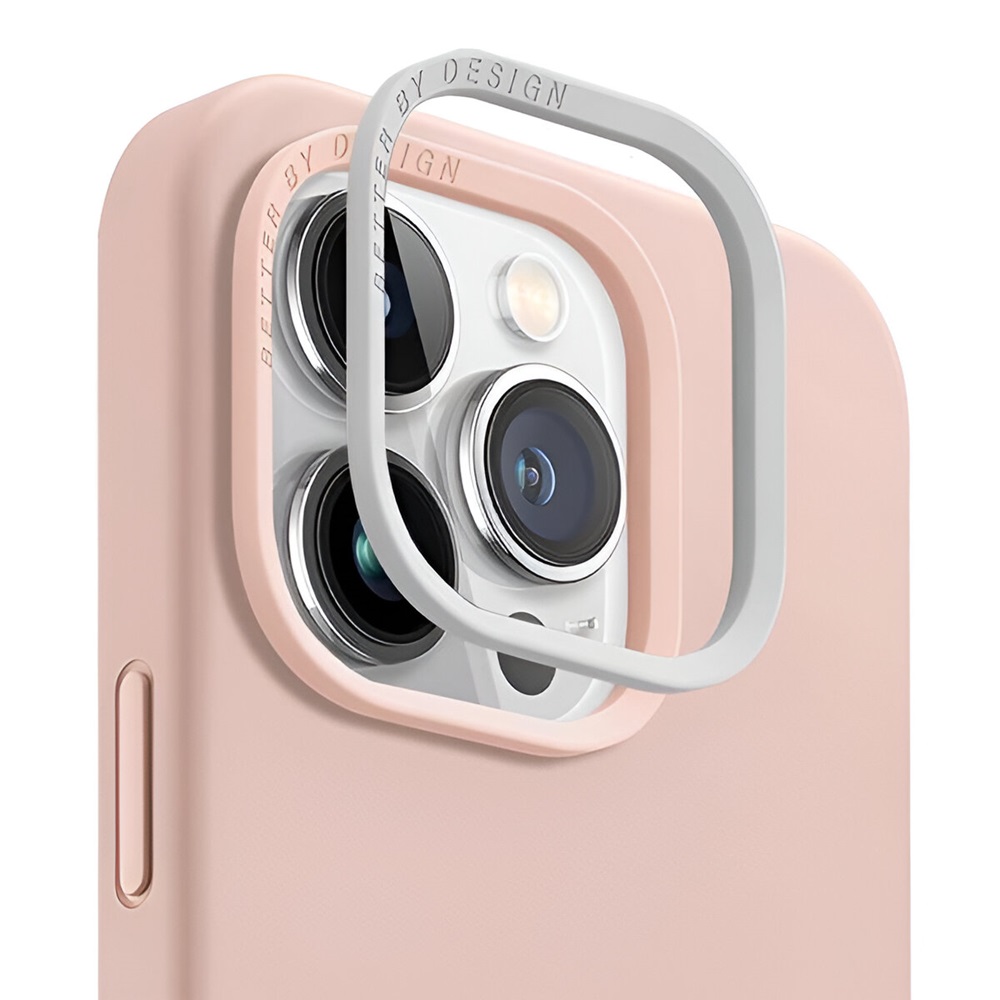 Uniq Case for iPhone 15 Pro Hybrid Magclik Charging Lino Hue, Pink - Image 3