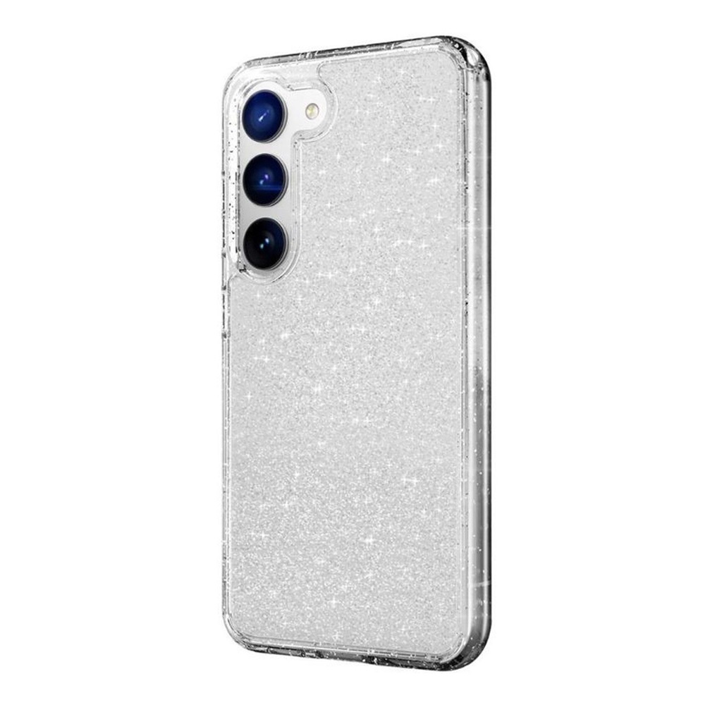 Uniq Case TPU for Samsung Galaxy S24 Plus Life Pro Xtreme Tinsel, Glitter Clear - Image 3