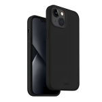 Uniq Case Liquid Silicone Lino Midnight for iPhone 14, Black