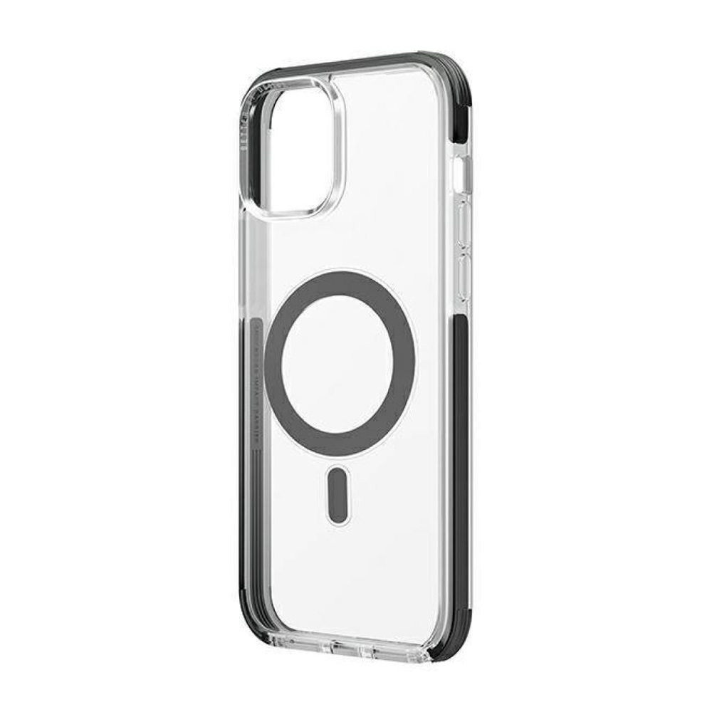 Uniq Case PC Hard Magclick Charging Combat for iPhone 14 Pro, Charcoal - Image 3