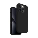 Uniq Case Liquid Silicone Lino Midnight for iPhone 14 Pro, Black