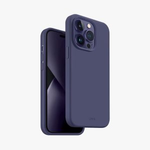 Uniq Case Liquid Silicone Lino Fig for iPhone 14 Pro, Purple
