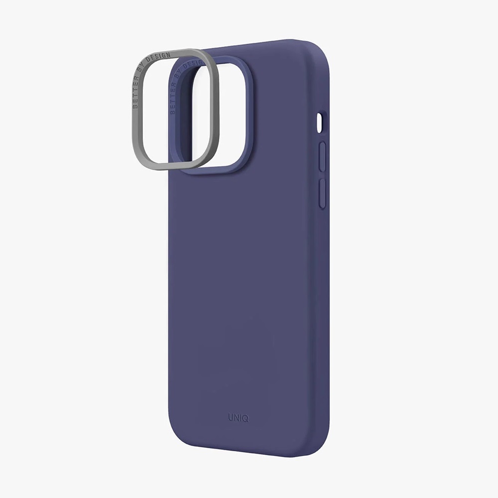 Uniq Case Liquid Silicone Lino Fig for iPhone 14 Pro, Purple - Image 2
