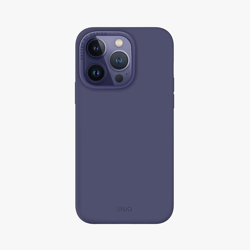 Uniq Case Liquid Silicone Lino Fig for iPhone 14 Pro, Purple - Image 3