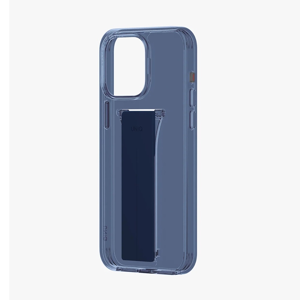 Uniq Case for iPhone 15 Pro Heldro Mount with Stand, Deep Blue - Image 3