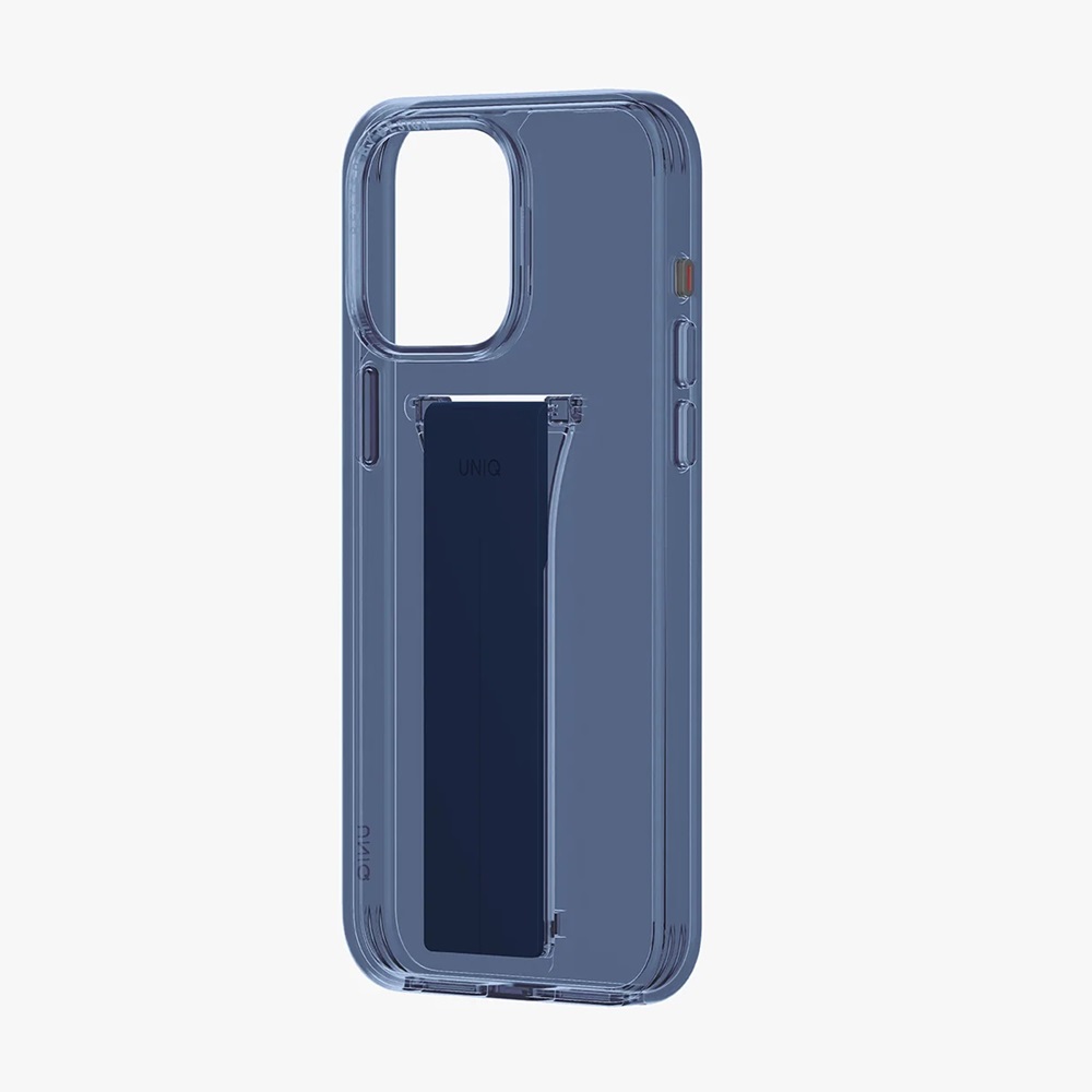 Uniq Case for iPhone 15 Pro Max Heldro Mount with Stand, Deep Blue - Image 3