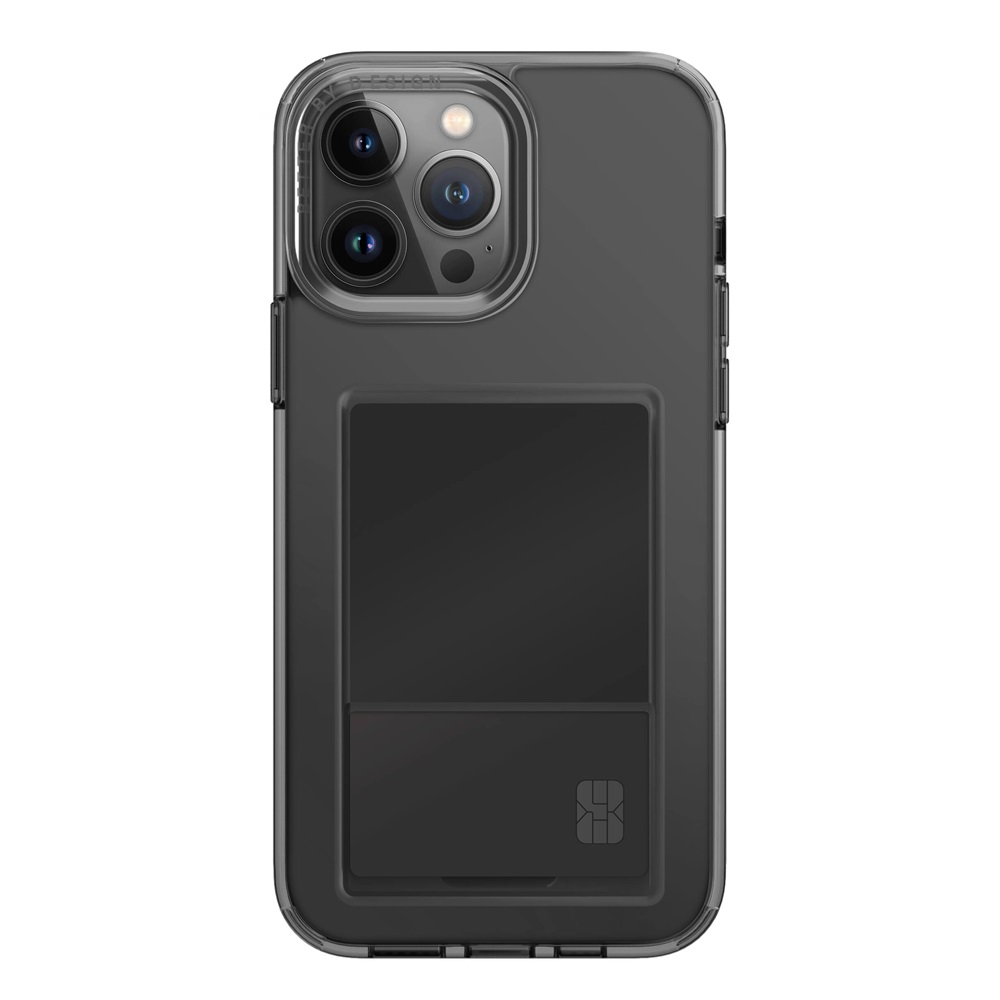 Uniq Case Hybrid Air Fender ID for iPhone 15 Pro Max, Grey - Image 2