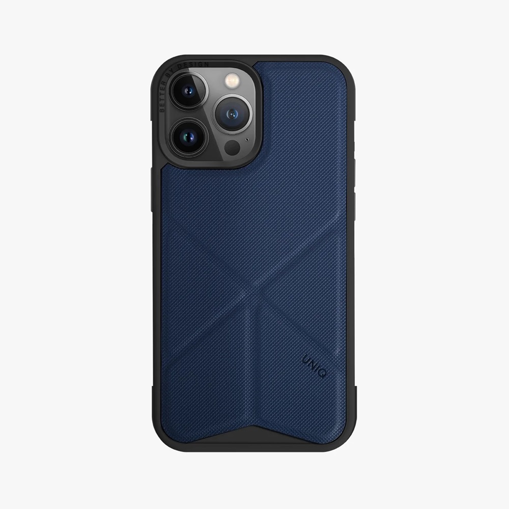 Uniq Case Hybrid Magclick Charging Transforma for iPhone 15 Pro, Blue - Image 2