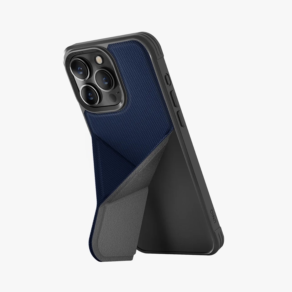 Uniq Case Hybrid Magclick Charging Transforma for iPhone 15 Pro, Blue - Image 3