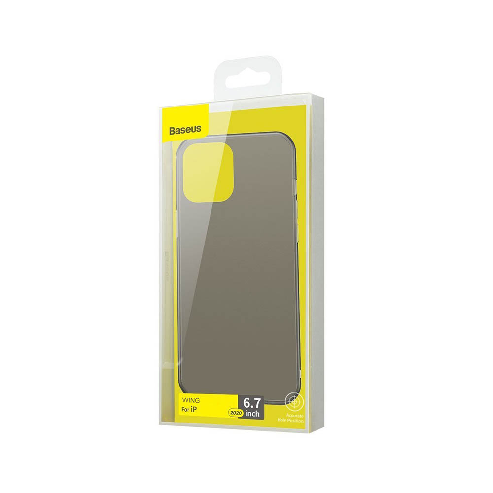 Baseus Case TPU Wing iPhone 12 Pro Max 2020, Black - Image 3